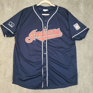 Jim Thome Cleveland Indians Baseball Jersey #25 by Match-Up Blue Men XL